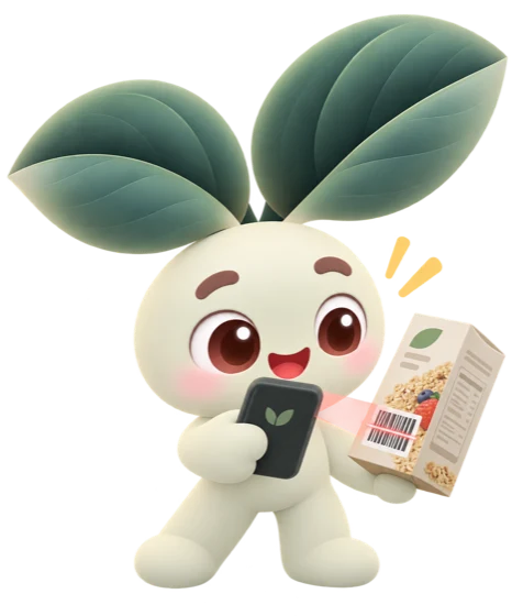 Pip scanning a food package